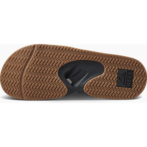 2024 Reef Fanning Slide Flip Flops CI3632 - Black / Silver